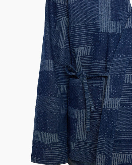 Anerkjendt AKJESPER, Indigo-Färbung 100% Baumwolle Nahaufnahme, Sky Captain Textur