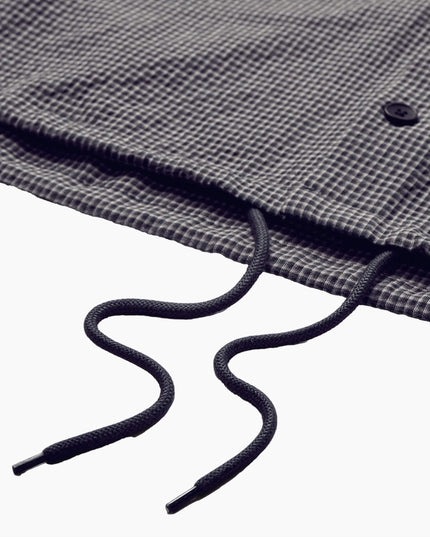 Anerkjendt AKOTTO Check Overshirt, Karomuster Nahaufnahme Sky Captain 100% Baumwolle