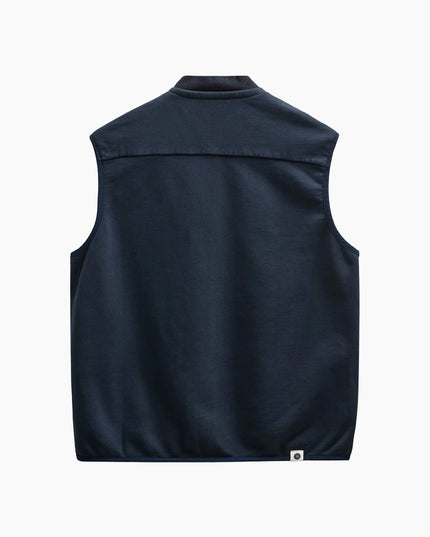 Anerkjendt AKROBIN Gilet Sky Captain, Rückansicht ärmellose Sweat-Weste marineblau