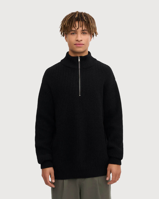 Colorful-Standard-Merino-Quarter-Zip-Deep-Black-01