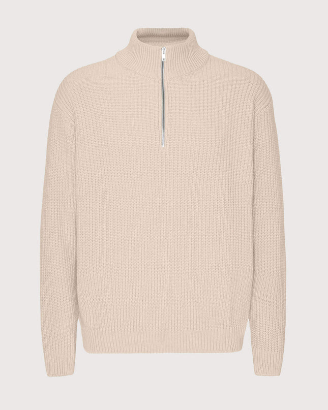 Colorful-Standard-Merino-Quarter-Zip-Ivory-White-03