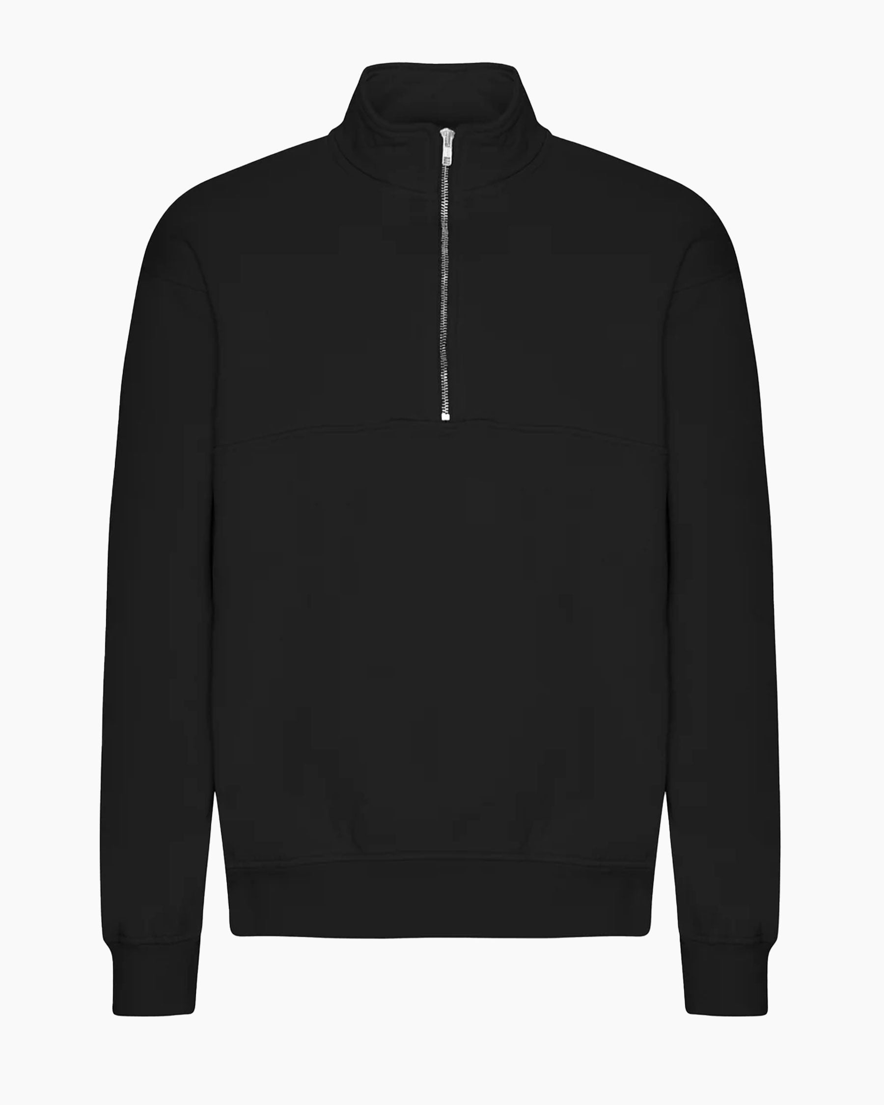Colorful Standard Organic Quarter Zip Deep Black