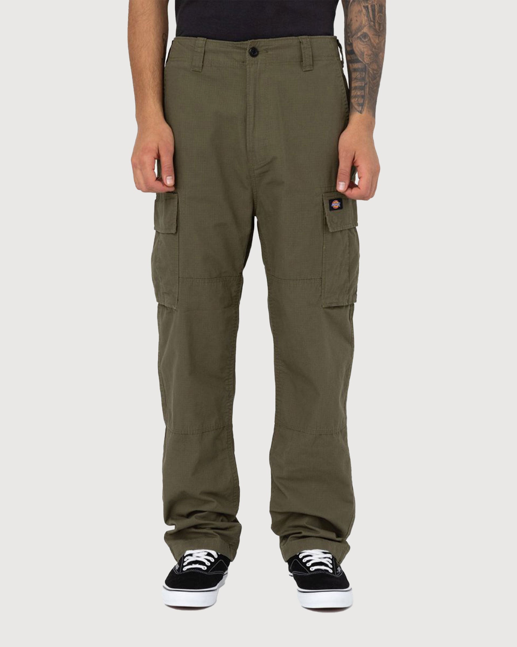 Dickies-Eagle-Bend-Cargohose-Militärgrün-01