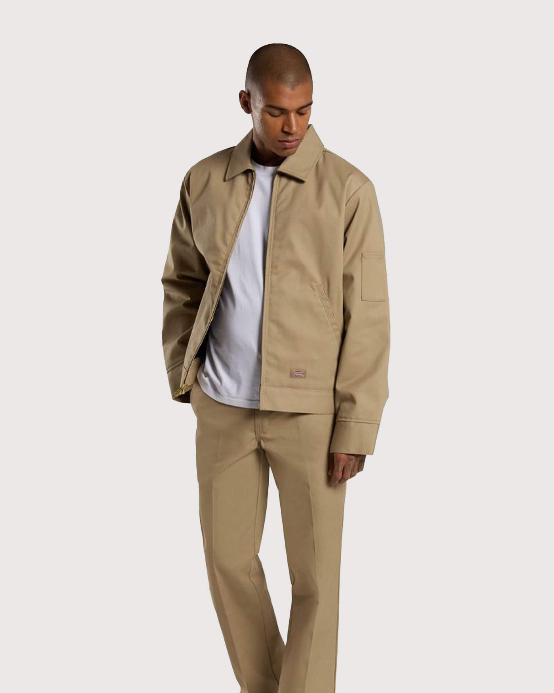 Dickies-Lined-Eisenhower-Jacke-Khaki-03