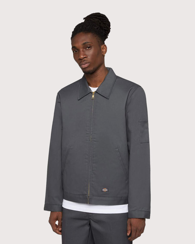 Dickies-Lined-Eisenhower-Jacke-Kohlengrau-01