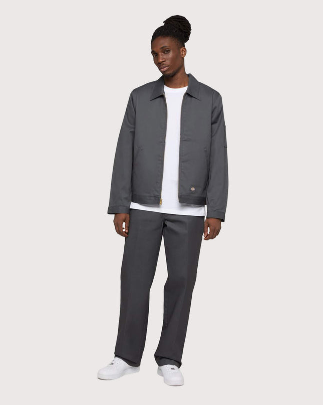 Dickies-Lined-Eisenhower-Jacke-Kohlengrau-03
