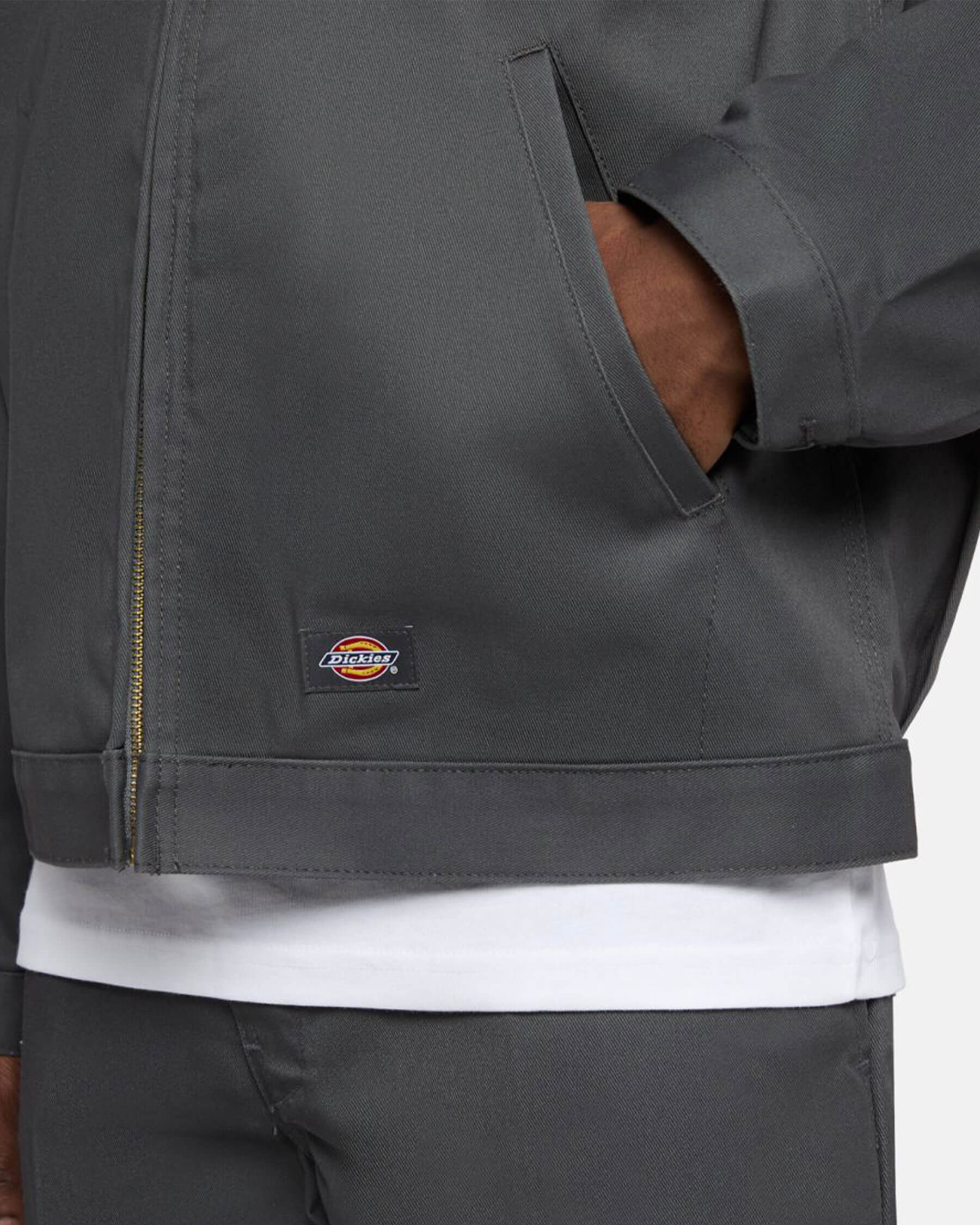 Dickies-Lined-Eisenhower-Jacke-Kohlengrau-04