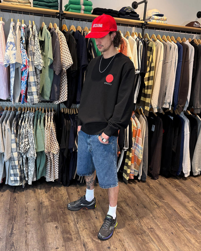 Edwin Japanese Sun Sweatshirt Schwarz