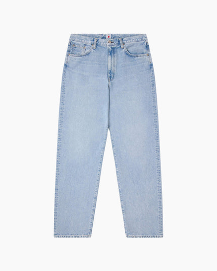 Edwin Loose Jeans Blau Light Used, Studio-Frontansicht 5-Pocket, 12.5oz Kaihara Denim 100% Baumwolle