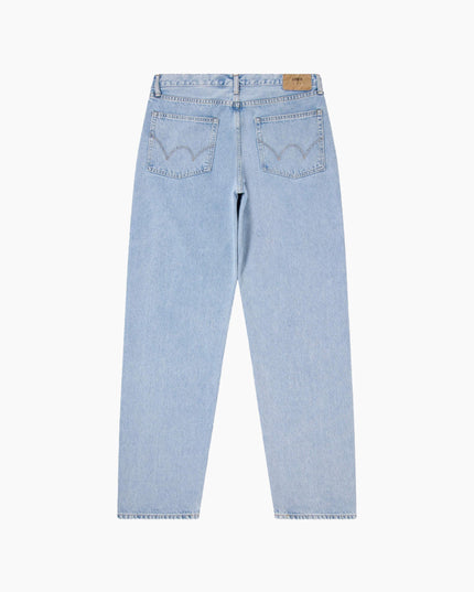 Edwin Loose Jeans Blau Light Used, Studio-Rückenansicht 5-Pocket, 12.5oz Kaihara Denim 100% Baumwolle