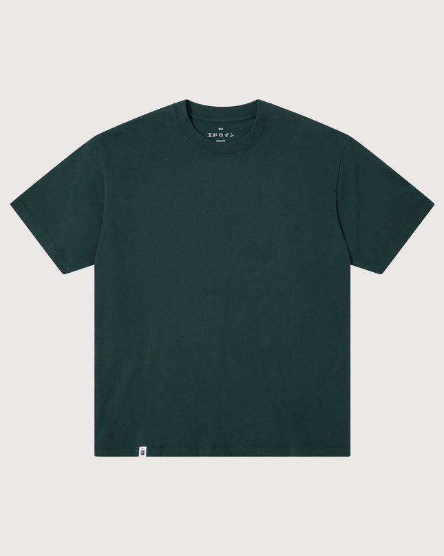 Edwin-Oversize-Basic-T-Shirt-Grün-01