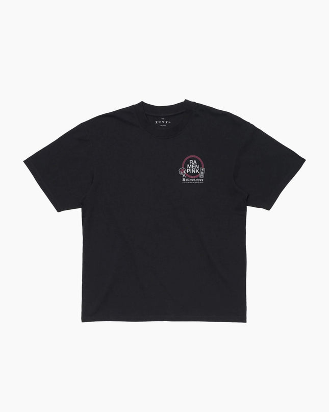 Edwin-Ramen-Pink-T-Shirt-Schwarz-02