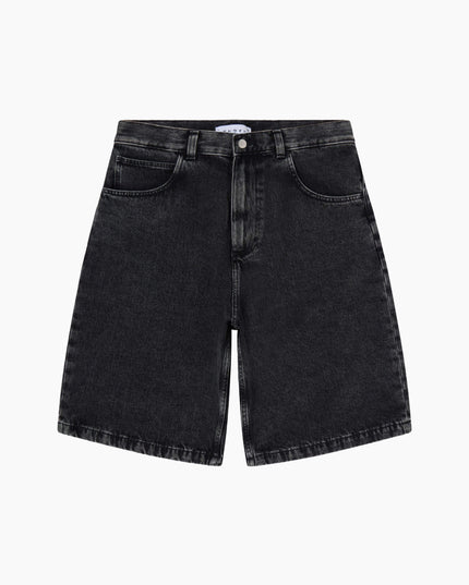 Edwin Worker Short Schwarz Loose Fit – Frontansicht