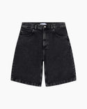 Edwin Worker Short Schwarz Loose Fit – Frontansicht
