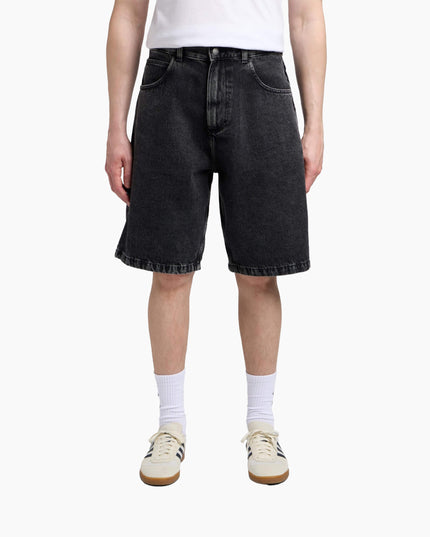 Edwin Worker Short Detail – Silberne Metalldetails & Patch