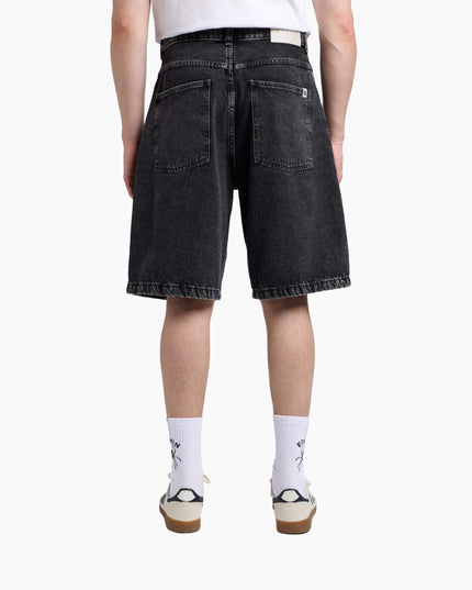 Edwin Worker Short Schwarz – Getragen, Loose Fit
