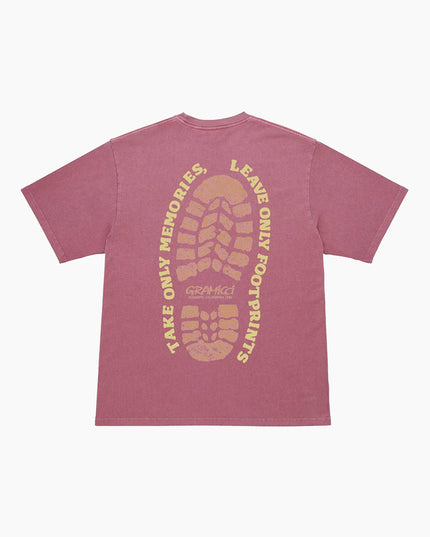 Gramicci-Footprints-T-Shirt-Pigment-Dyed-Red-01