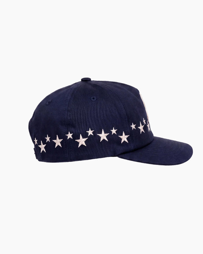 Green Room Stars Cap Navy Blue, dritte Ansicht, All around Embroidery Sterne weiß navy Green Room Cap
