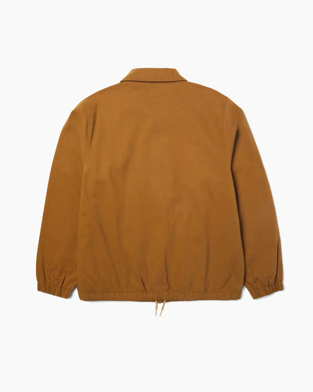 HUF 89 Twill Coaches Jacket Rubber White, Rückenansicht, HUF 89 Coaches Jacket Twill Rubber White Herbst