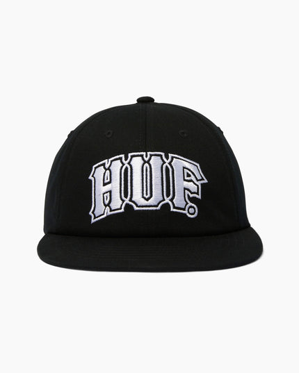 HUF-Classic-Arch-Snapback-Schwarz-Weiß-01