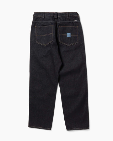 HUF Mason Denim Pant Raw, Rückansicht Relaxed Fit, 12.5oz Raw Denim Kevlar Skate Jeans HUF Worldwide
