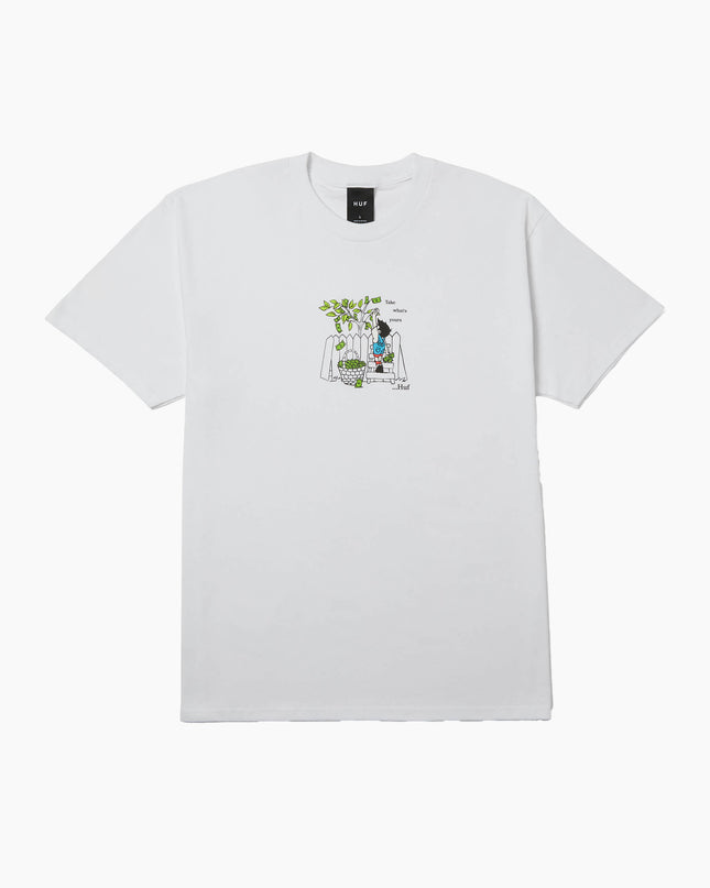 HUF-Take-Yours-T-Shirts-Weiß-01