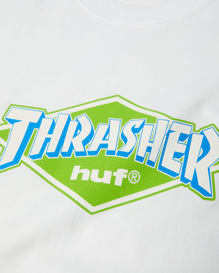 HUF-x-Thrasher-Logo-T-Shirt-Weiß-02