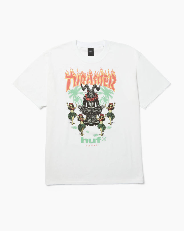 HUF-x-Thrasher-T-Shirt-Goat-Luau-Weiß-01