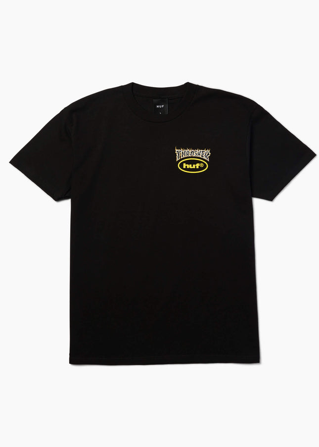 HUF-x-Thrasher-T-Shirt-Meltdown-Schwarz-01