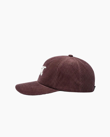 Hatline LAB Heritage 5-Panel Snapback Braun, Seitenansicht Curved Brim, Cord Cotton Snapback braun 5-Panel