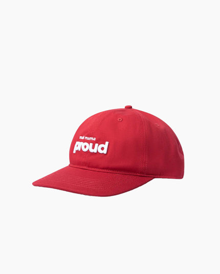 Hatline LAB Make Mama Proud Snapback Dark Red, Front Curved Brim, 6-Panel Unstructured dunkelrot Hatline