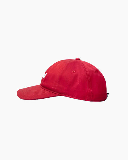 Hatline LAB Make Mama Proud Snapback Dark Red, Seitenansicht Curved Brim, 6-Panel Unstructured dunkelrot Hatline