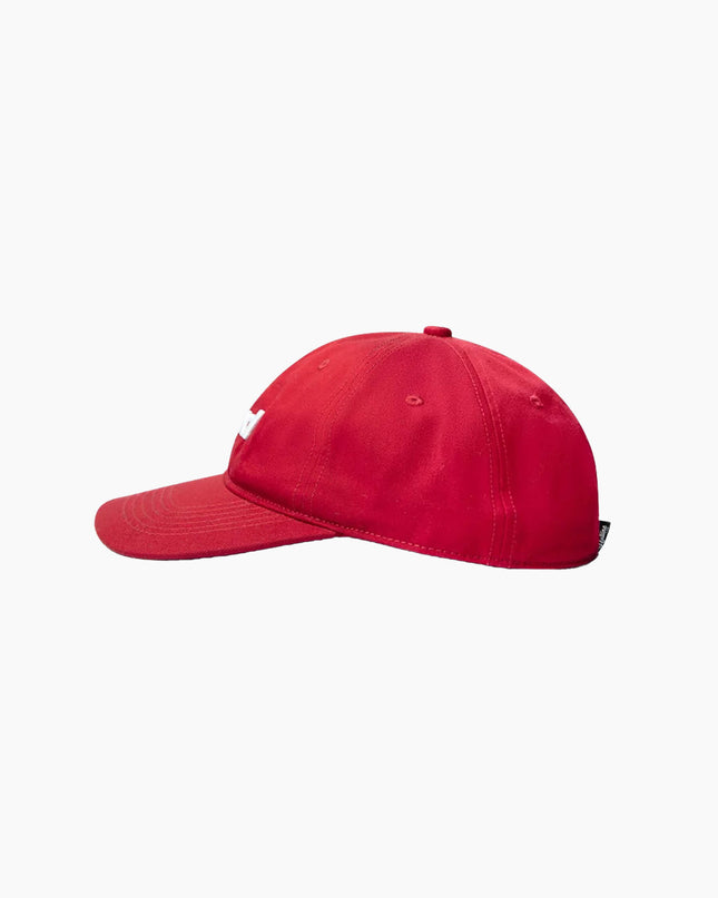 Hatline LAB Make Mama Proud Snapback Dark Red, Seitenansicht Curved Brim, 6-Panel Unstructured dunkelrot Hatline