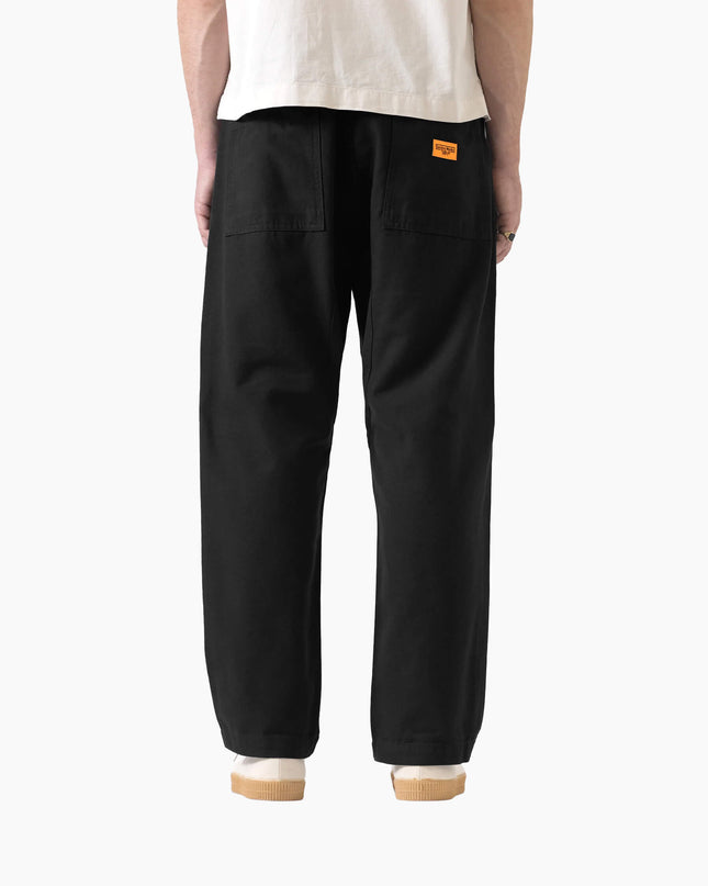 Service Works Classic Chef Pants Schwarz, Lifestyle zweite Aufnahme, 360gsm Organic Canvas Hose schwarz GOTS