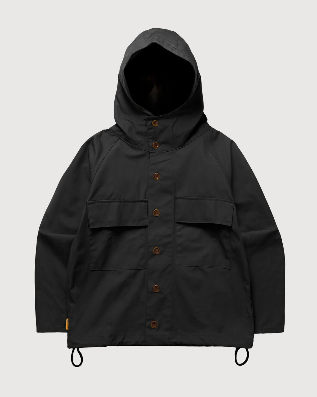 Service Works Waxed Cotton Allotment Parka Schwarz