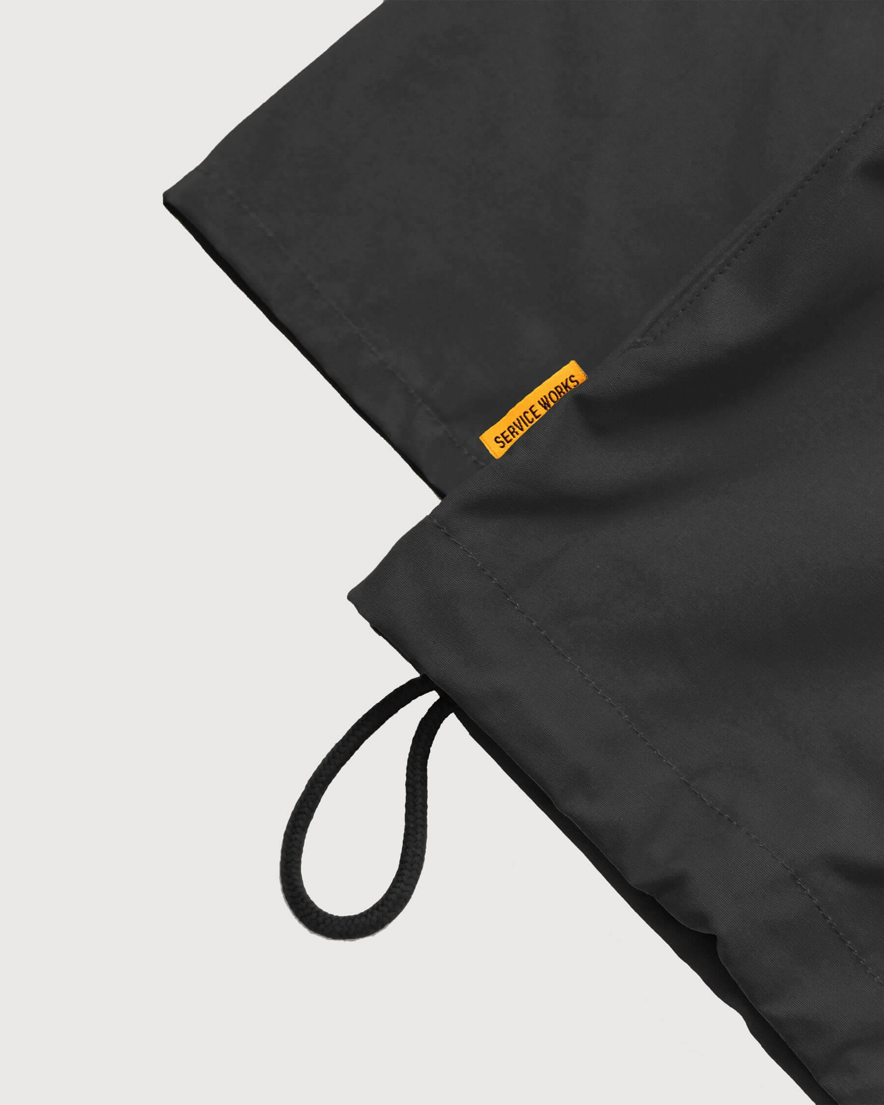 Service Works Waxed Cotton Allotment Parka Schwarz