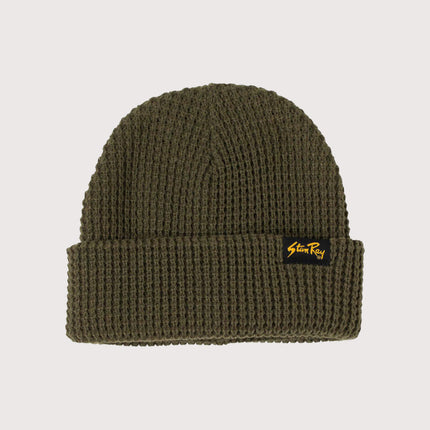 Stan-Ray-Waffle-Beanie-Olive-01