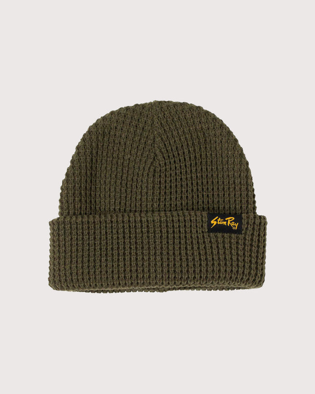 Stan-Ray-Waffle-Beanie-Olive-01