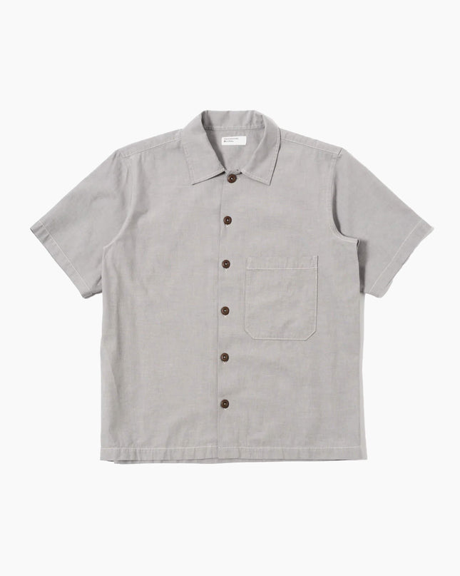 Universal-Works-Hemd-Izumi-Cotton-Izumi-Cotton-Fatigue-Grau-01