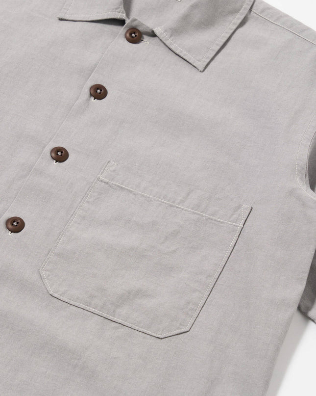 Universal-Works-Hemd-Izumi-Cotton-Izumi-Cotton-Fatigue-Grau-03