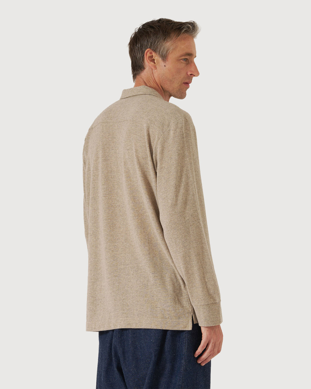 Universal-Works-Longsleeve-33405-Dark-Sand-02