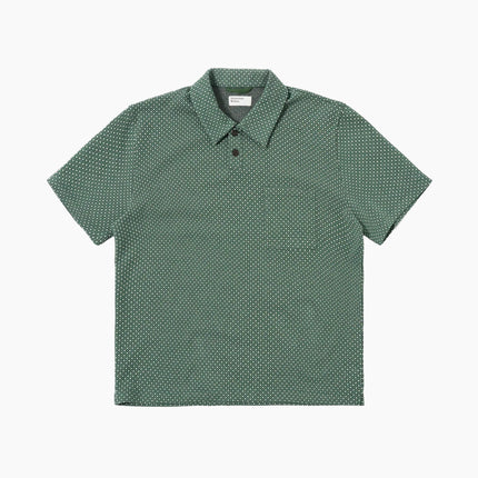 Universal-Works-Newlyn-Polo-Green-Argyll-Jersey-01