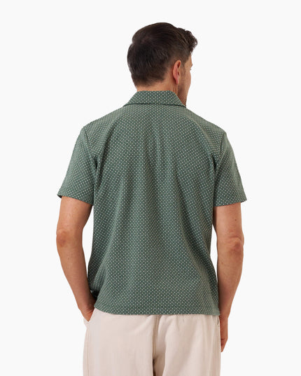 Universal-Works-Newlyn-Polo-Green-Argyll-Jersey-05