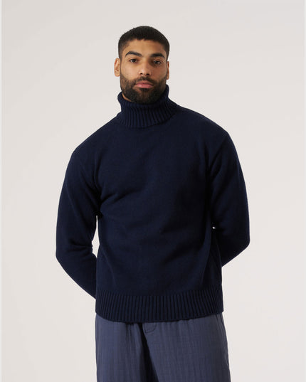 Universal-Works-Roll-Neck-Pullover-33451-Navy-01