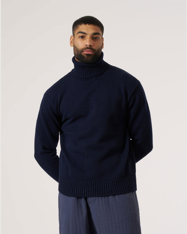 Universal-Works-Roll-Neck-Pullover-33451-Navy-01