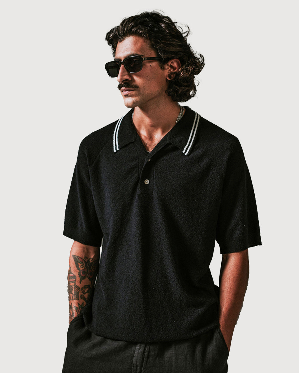 Wax-London-Albion-Polo-Schwarz-01