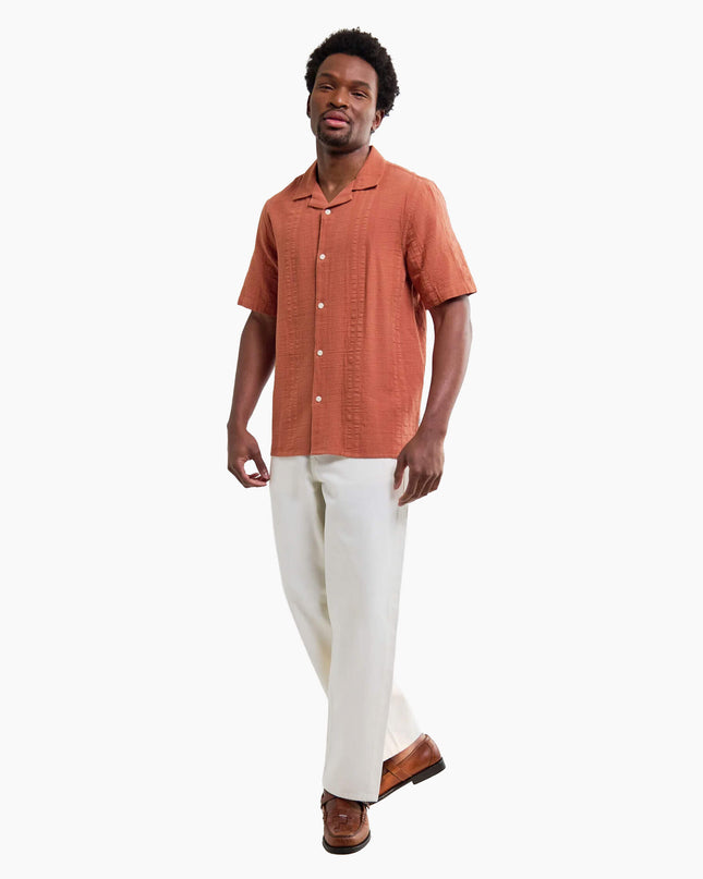 Wax-London-Hemd-Didcot-Seersucker-Rust-03