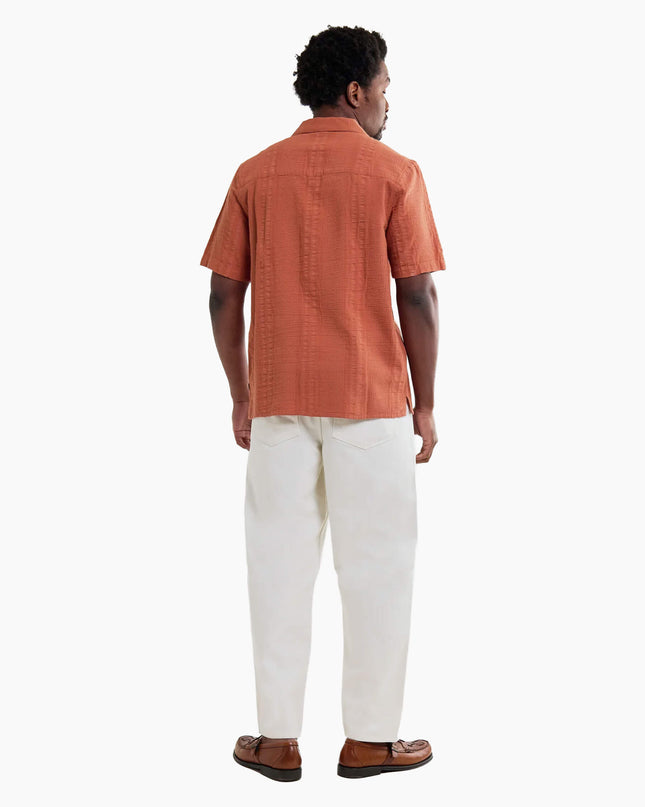 Wax-London-Hemd-Didcot-Seersucker-Rust-04