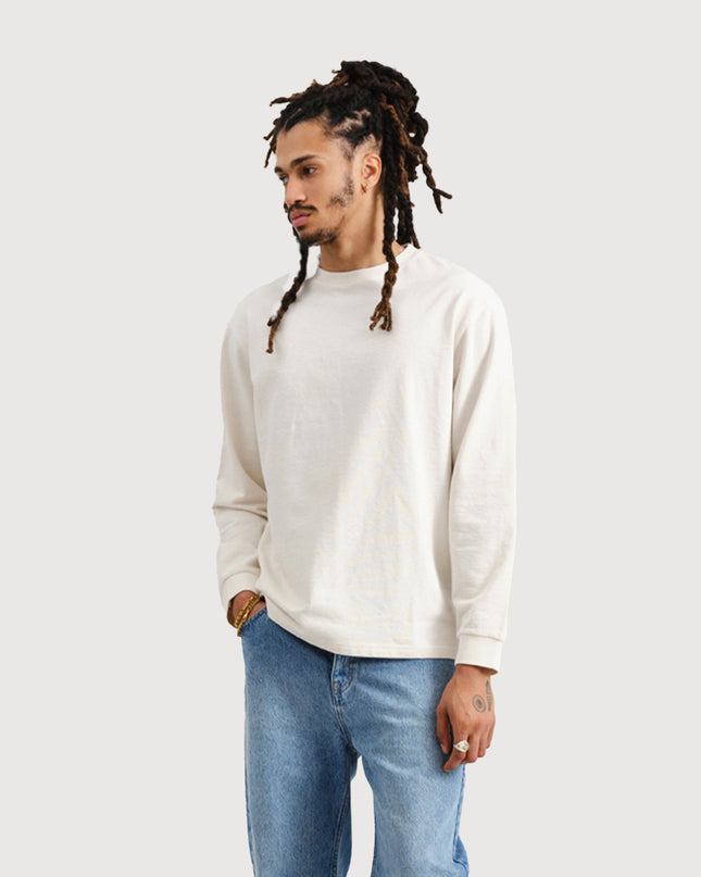Wax London Longsleeve Hayden Weiß