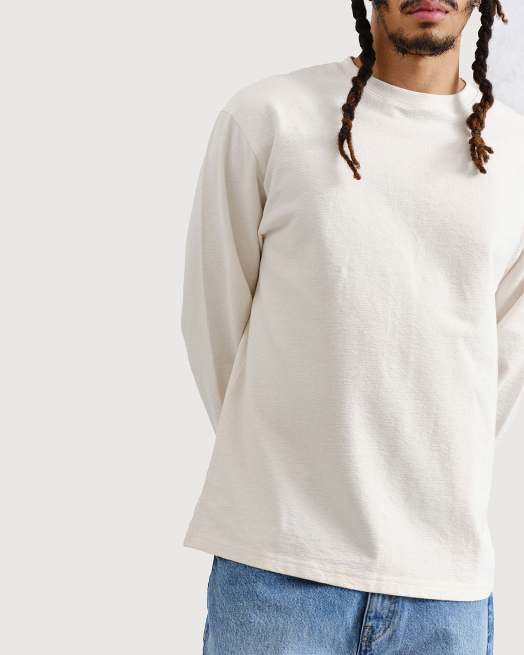 Wax London Longsleeve Hayden Weiß